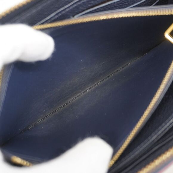 Louis Vuitton Long Wallet Monogram / Empreinte Zippy Wallet M62121 Marine Rouge - Picture 8 of 10